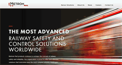 Desktop Screenshot of metrom-rail.com