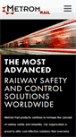Mobile Screenshot of metrom-rail.com